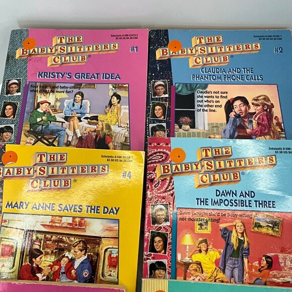 Set Of 9 The Baby-Sitters Club Books #1-9 By Ann M. Martin Vintage Paperback - Picture 3 of 8